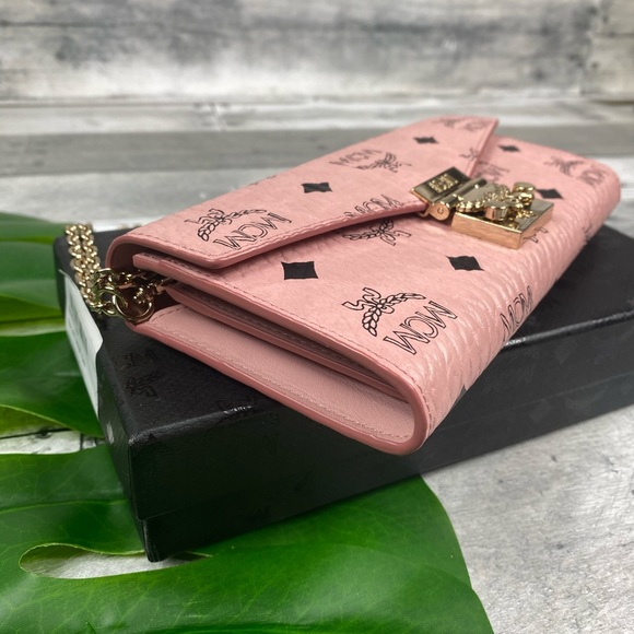 MCM Patricia Crossbody wallet viseto pink purse - Picture 5 of 8